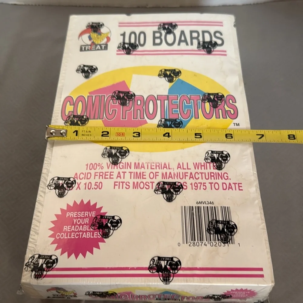 Comic Protectors 100 Boards Vintage 10.5”x7”  Virgin Material Acid Free *Read*